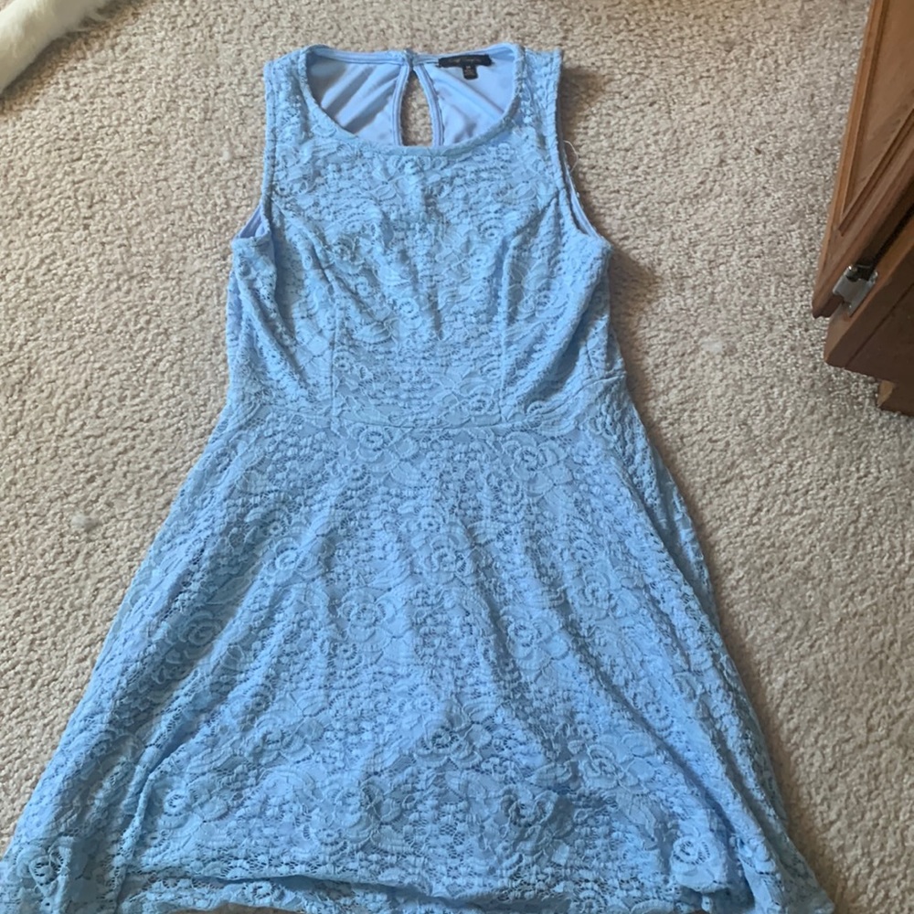 City Triangles light blue tank dress